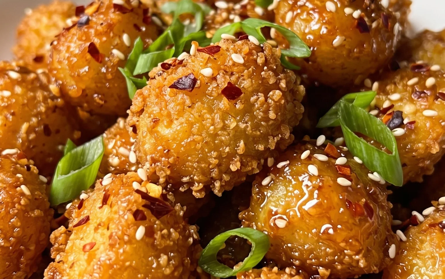 Crispy Honey Chilli Potatoes