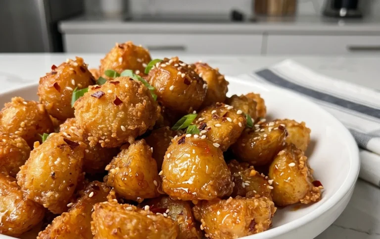 Crispy Honey Chilli Potatoes