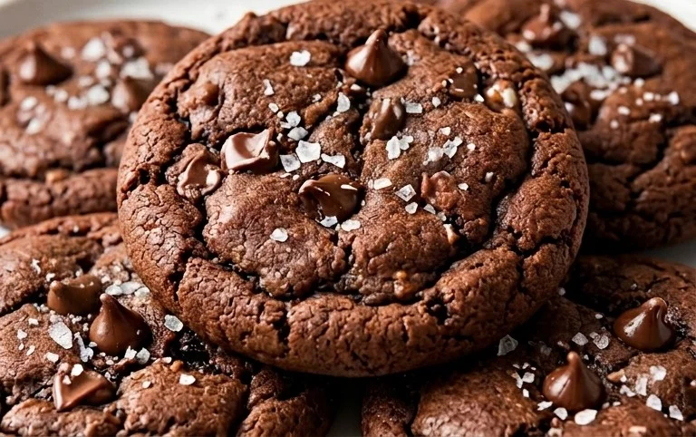 Salted Brownie Cookies