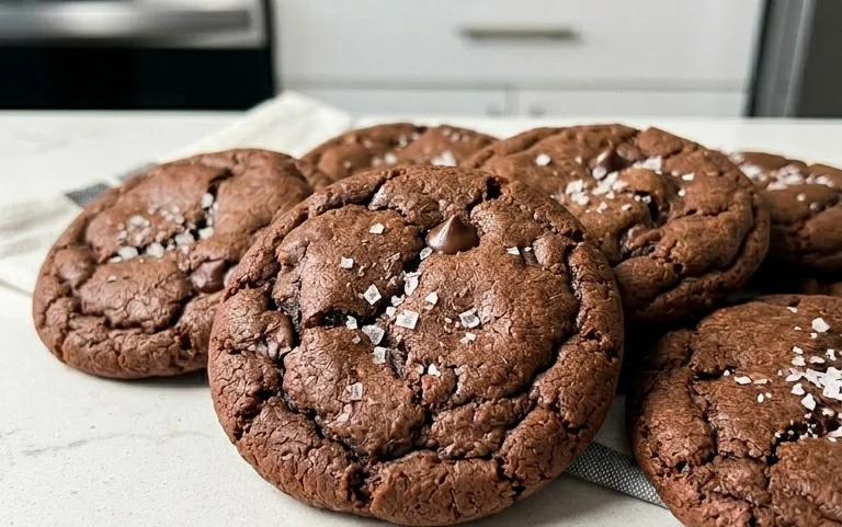 Salted Brownie Cookies
