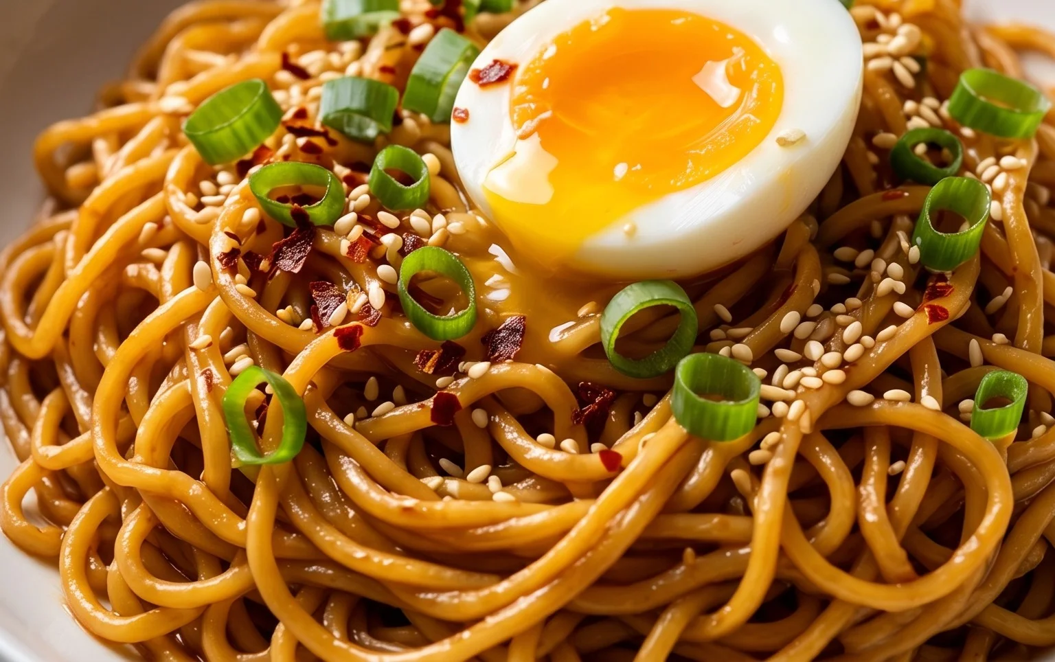 Easy Saucy Ramen Noodles
