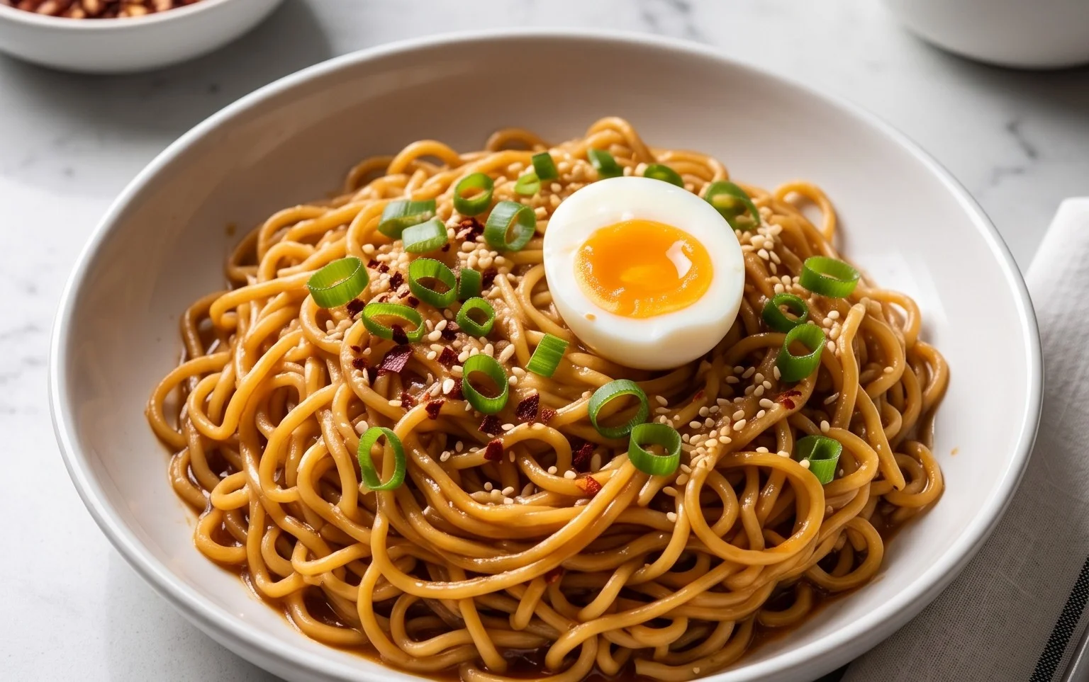 Easy Saucy Ramen Noodles