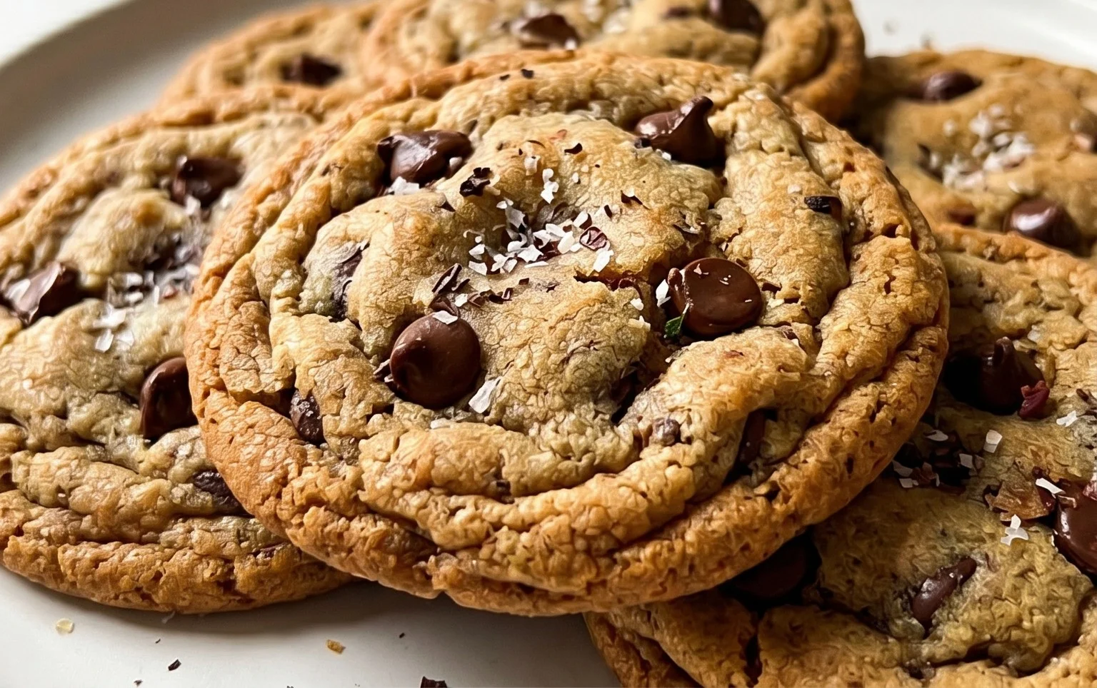 Crispy and Chewy Chocolate Chip Cookies