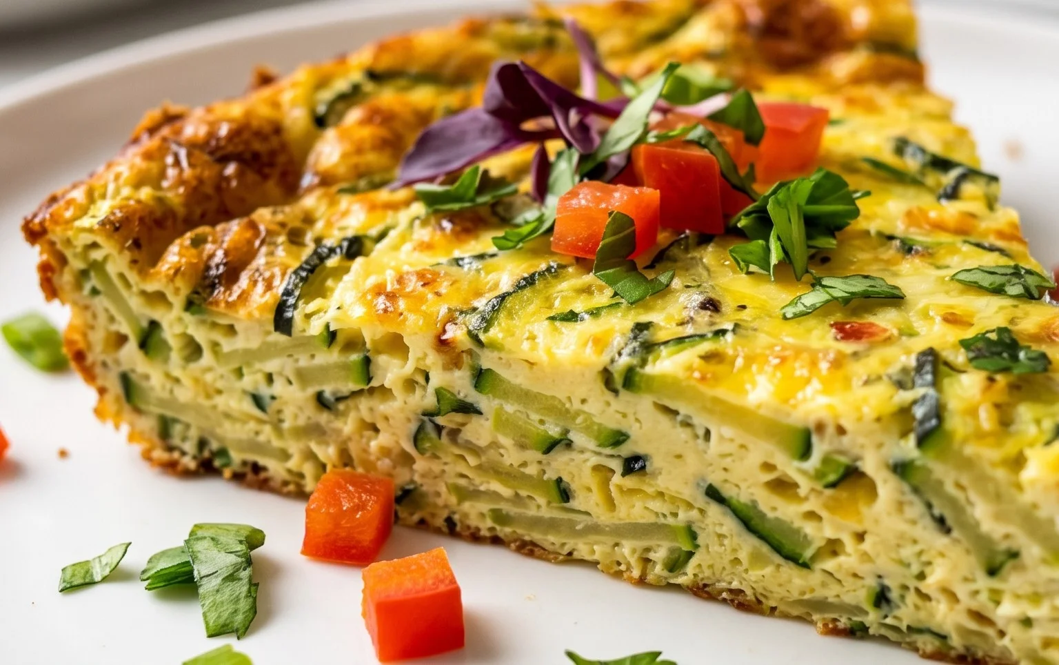 Crustless Zucchini Quiche Recipe