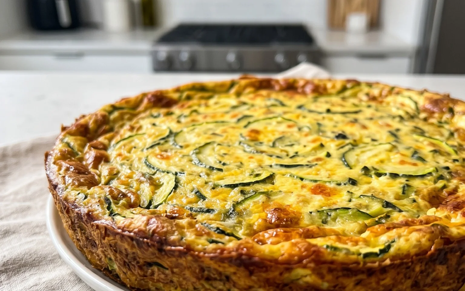 Crustless Zucchini Quiche Recipe