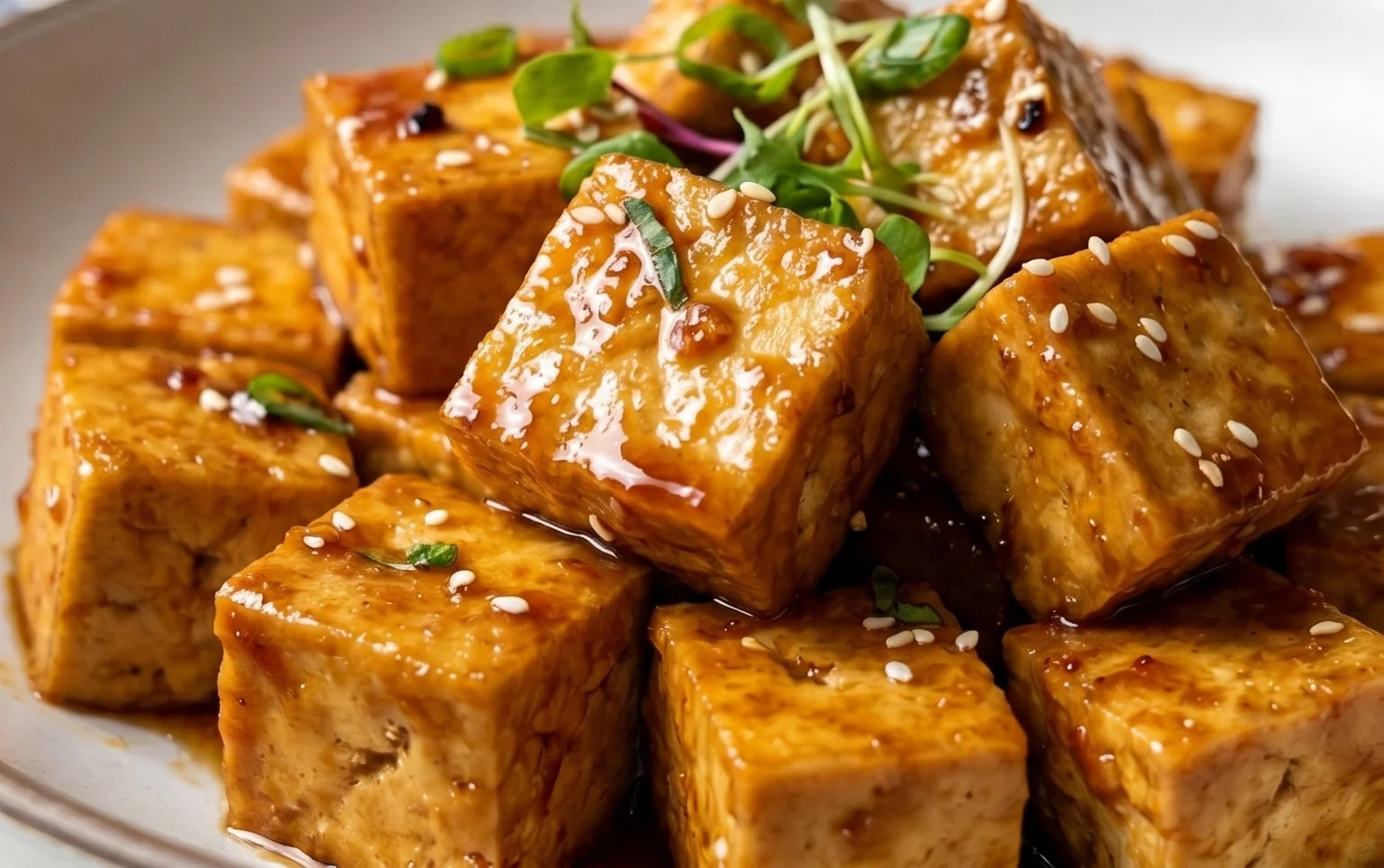 Honey Garlic Tofu