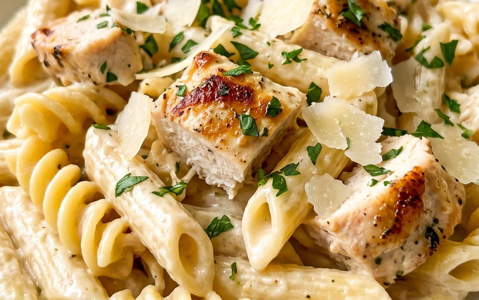 Low Calorie Chicken Alfredo