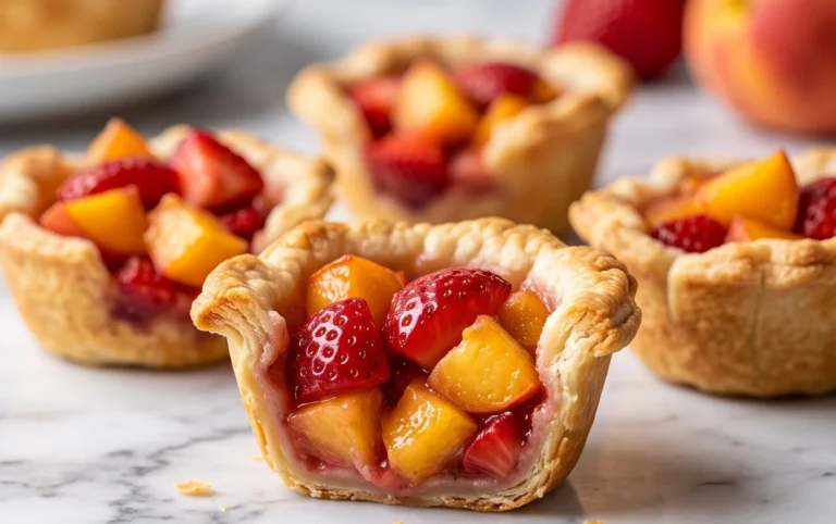 Strawberry Peach Pie Bites