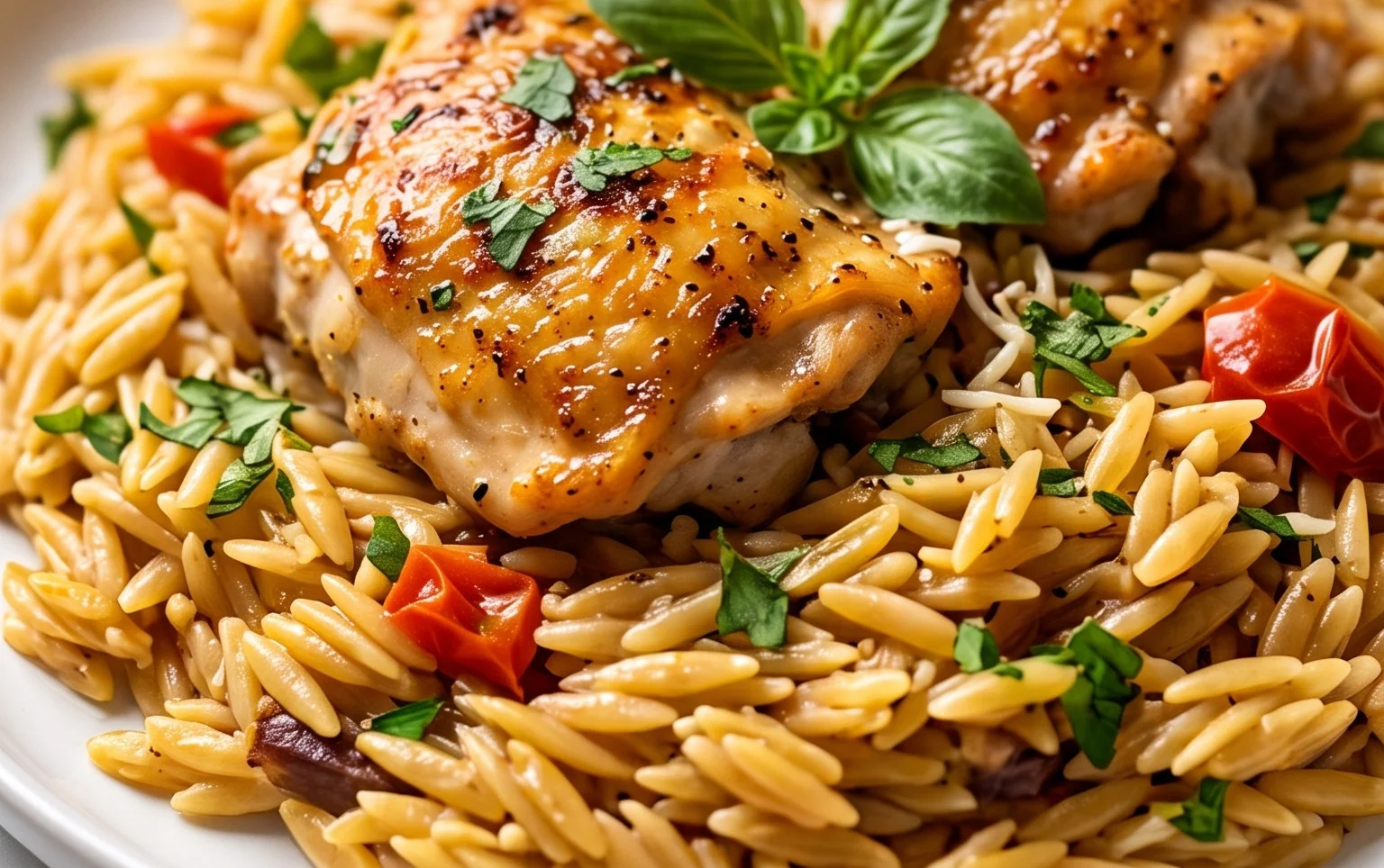 Chicken Orzo (30-Minutes, One-Pan)