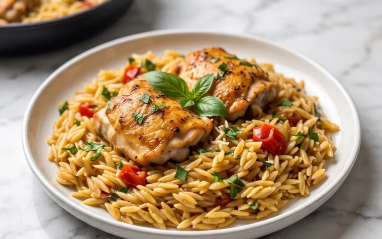 Chicken Orzo (30-Minutes, One-Pan)