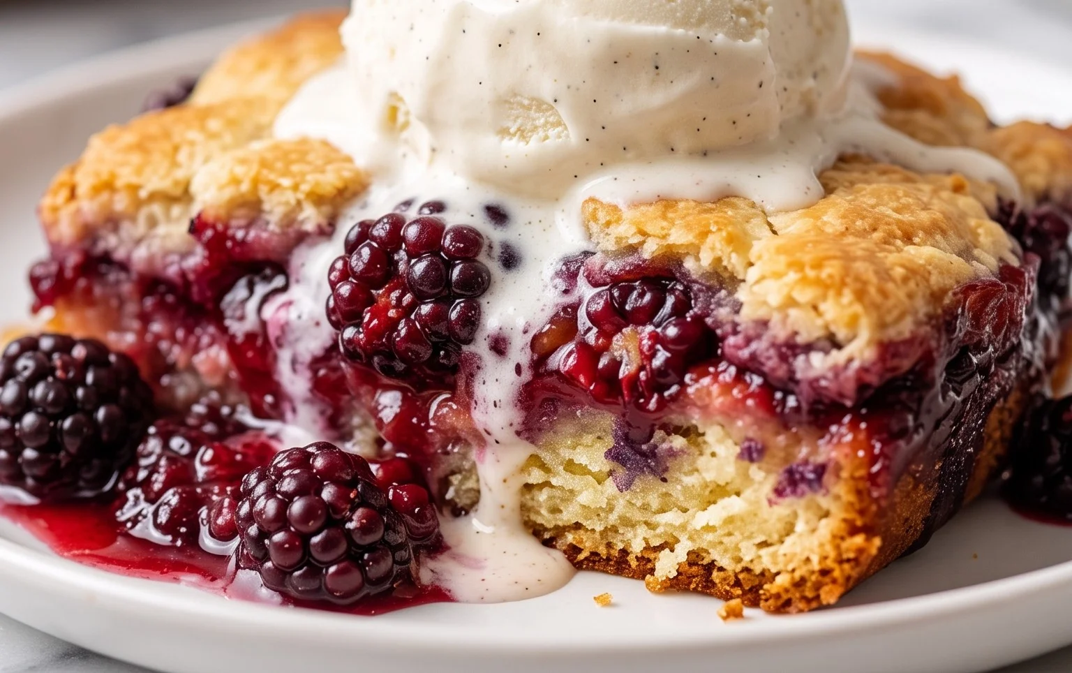 The Pioneer Women's Blackberry Cobbler