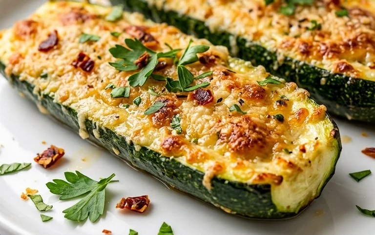 Baked Parmesan Zucchini
