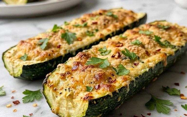 Baked Parmesan Zucchini