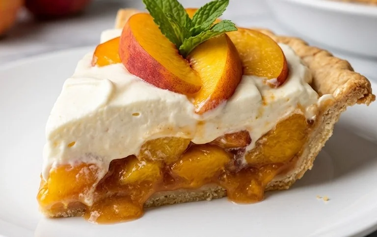Peaches and Cream Pie