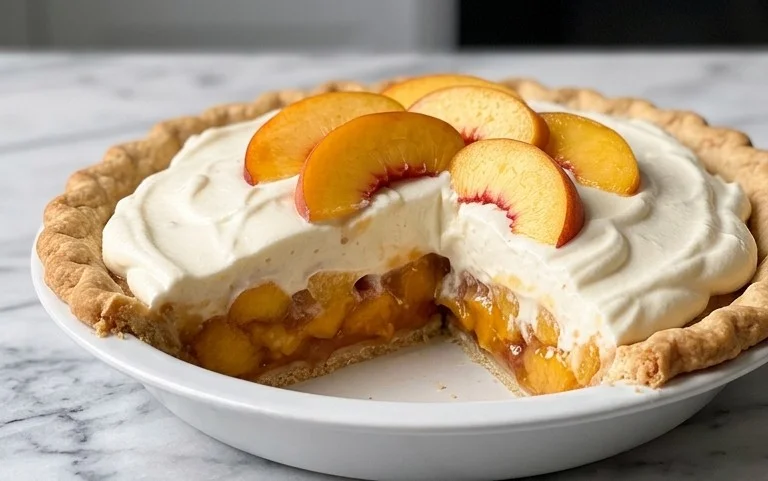 Peaches and Cream Pie