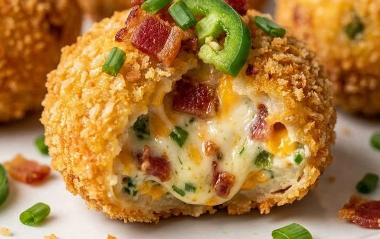Beef Bacon Jalapeño Popper Cheese Balls