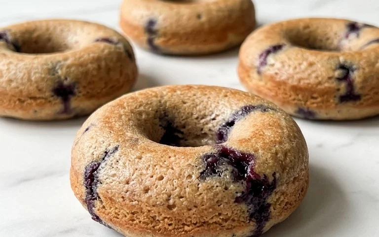 Blueberry Cake Donuts