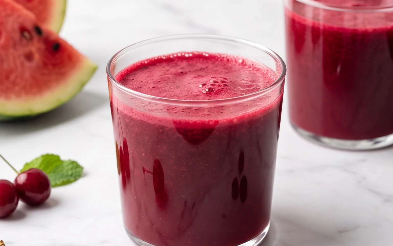 Watermelon Cherry Berry Beet Juice