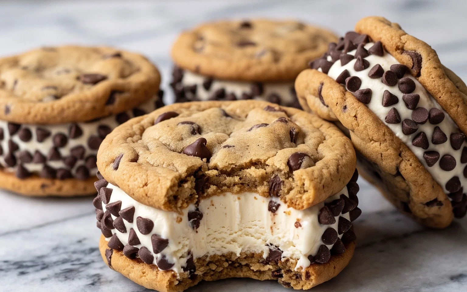 Cookie Ice Cream Sandwiches (Like a Chipwich!)