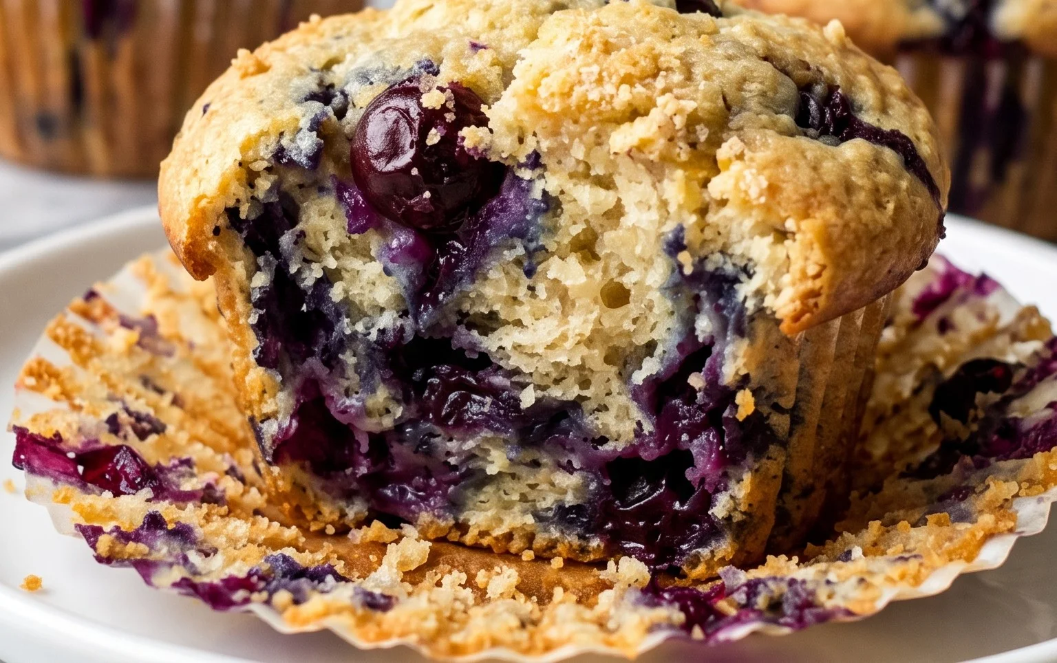 Homemade Blueberry Muffins