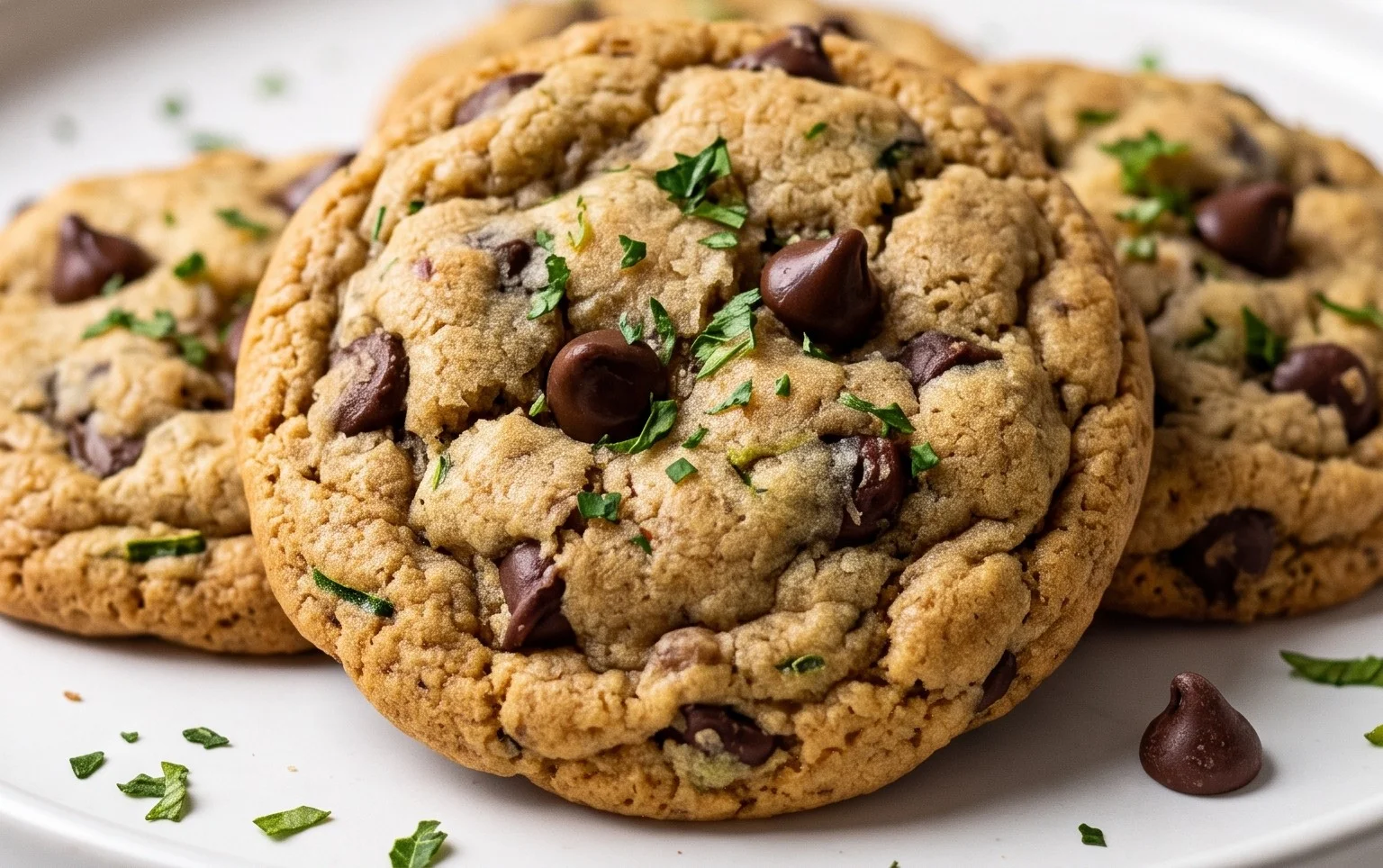 Zucchini Chocolate Chip Cookies