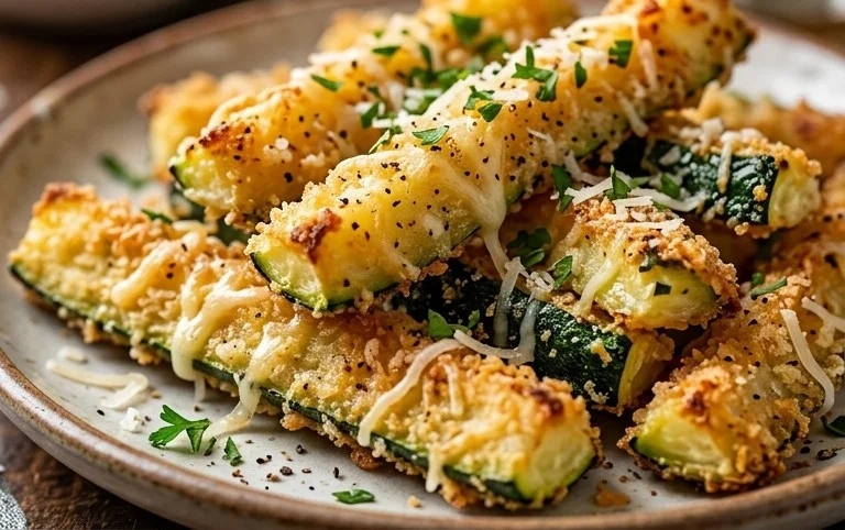 Baked Parmesan Zucchini Fries