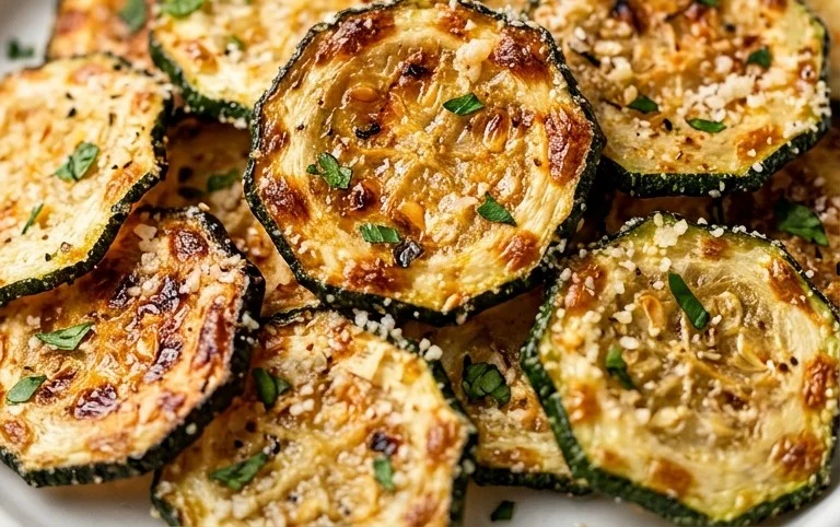 Crispy Baked Zucchini Chips