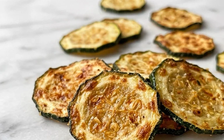 Crispy Baked Zucchini Chips