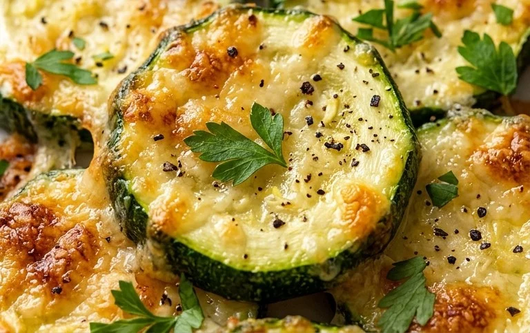 Oven Roasted Parmesan Zucchini 