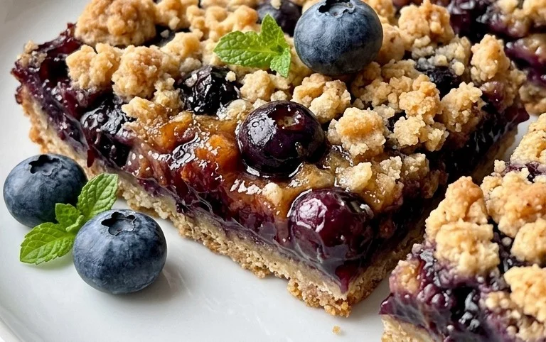 Easy Blueberry Pie Bars
