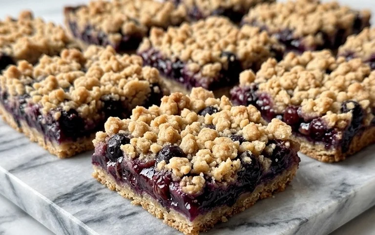 Easy Blueberry Pie Bars