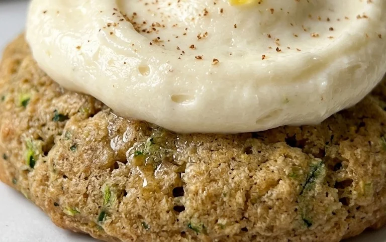 Zucchini Cookies with Cream Cheese Frosting