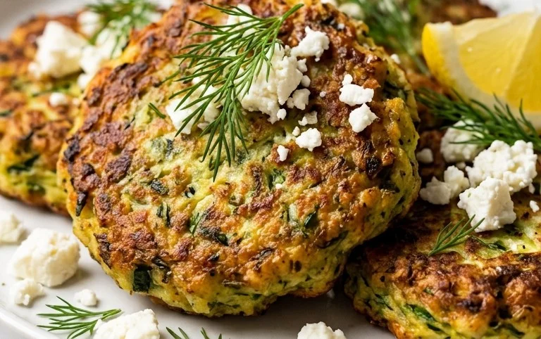 Kolokithokeftedes (Greek Zucchini Fritters)