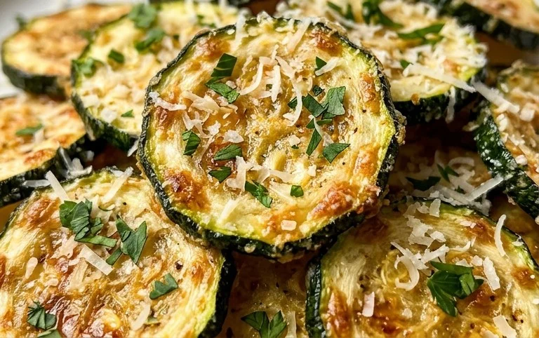 Crispy Baked Zucchini Chips