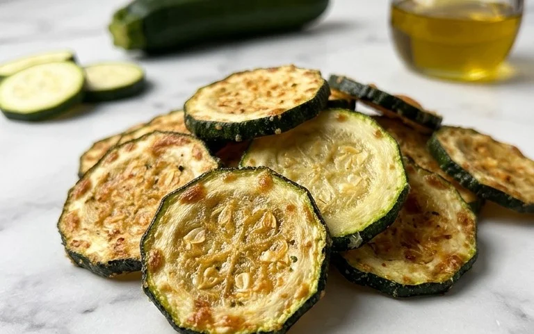 Crispy Baked Zucchini Chips