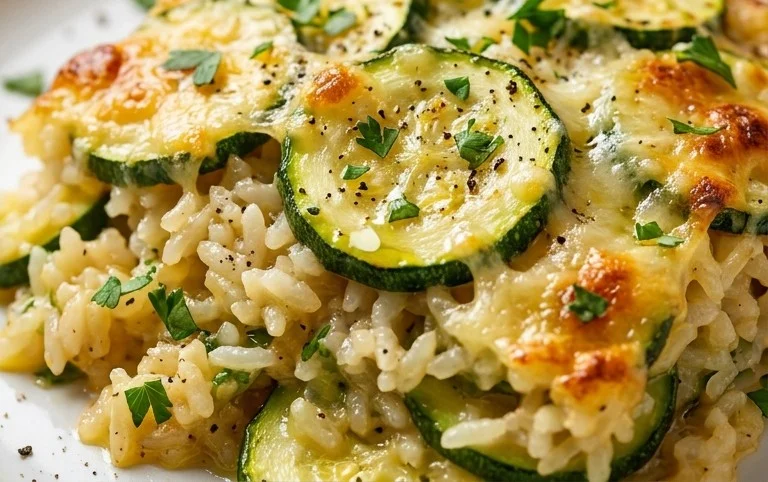 Julia Child's Zucchini and Rice Gratin (Tian de Courgettes au Riz)