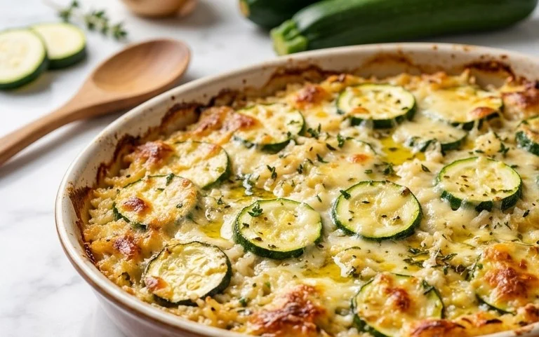 Julia Child's Zucchini and Rice Gratin (Tian de Courgettes au Riz)