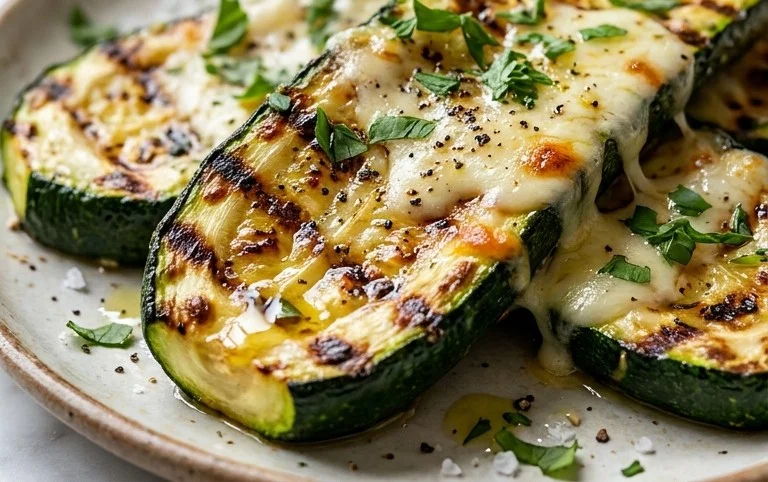 Grilled Zucchini with Parmesan