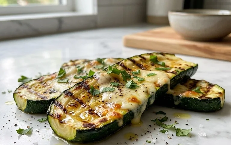Grilled Zucchini with Parmesan