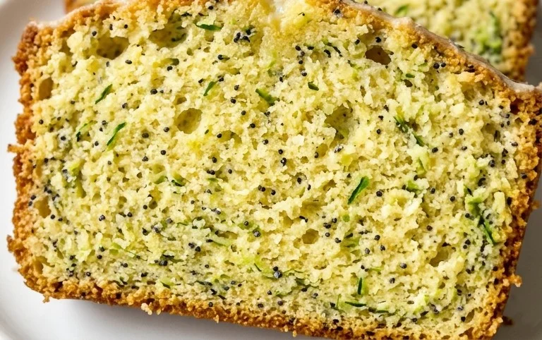 Easy Lemon Poppy Seed Zucchini Bread
