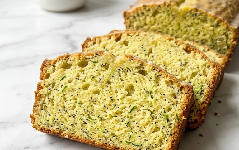 Easy Lemon Poppy Seed Zucchini Bread
